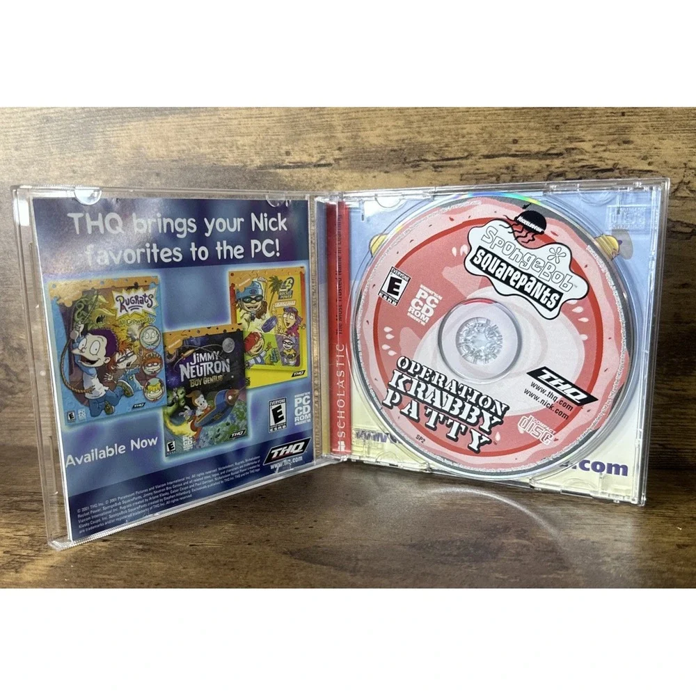 SpongeBob Squarepants: Operation Krabby Patty - PC CD ROM Computer Game Tested